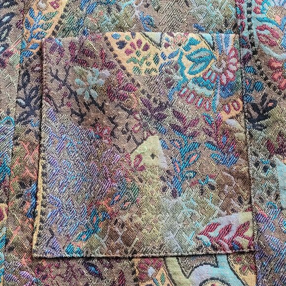 Christina Rotelli Tapestry Brocade Long Coat – Size 12 - Picture 10 of 12